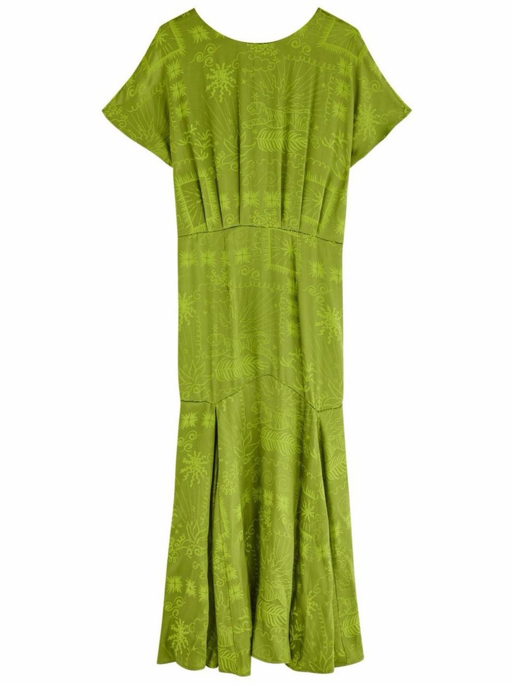 NWT Never Fully Dressed Green Short-Sleeve Maxi Dress
